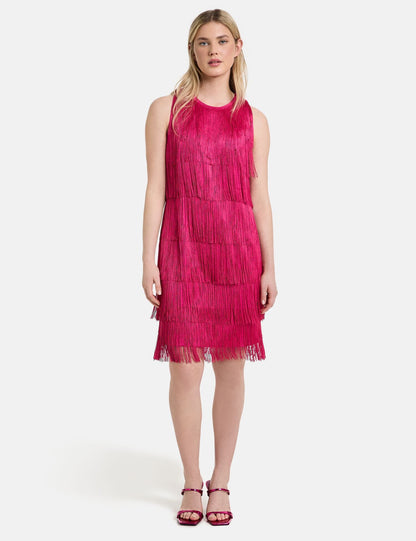 Sleeveless Dress With Fringing_580339-11122_3350_01