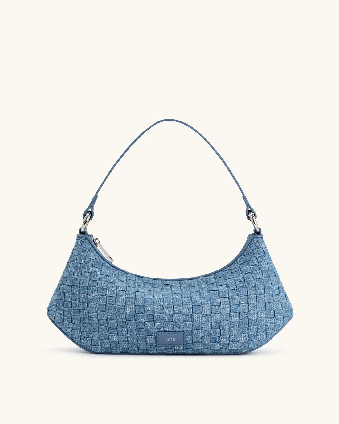 JW PEI_Blue Denim Weave_Lily Shoulder Bag - Blue Denim Weave_5S24_419_01