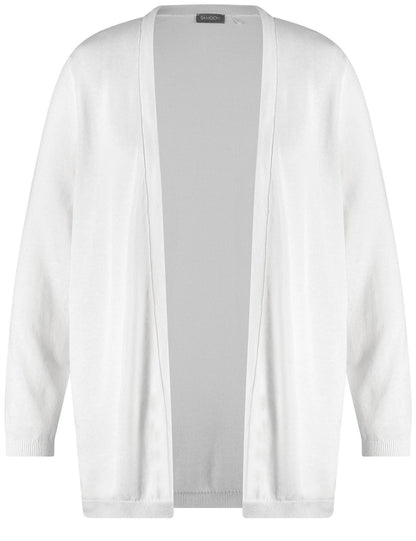 Samoon_Cardigan in a Cotton/Linen Knit_632605-25202_9600_05