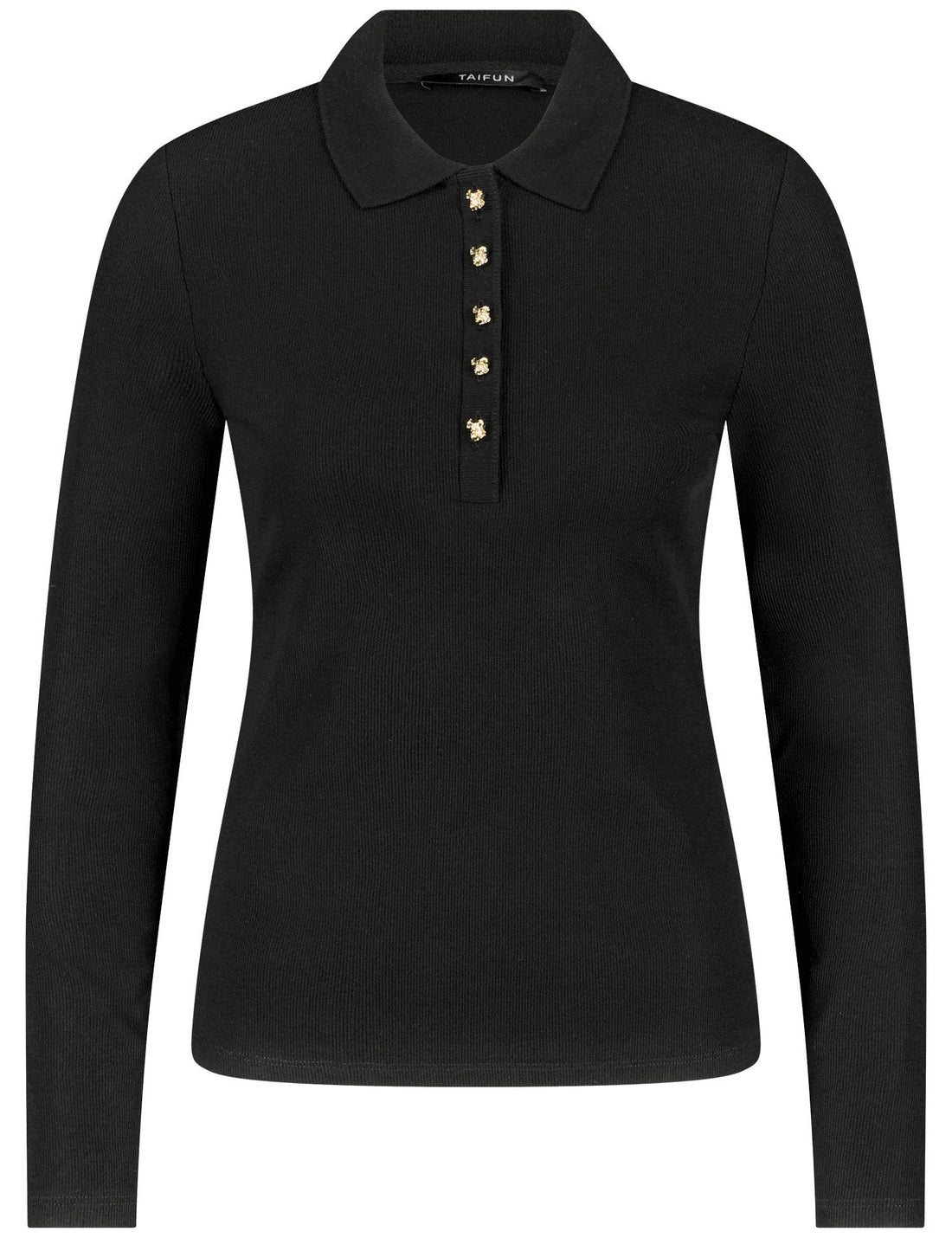 Gerry Weber_Black_Polo 1/1 Sleeve_671456-16425_1100_02