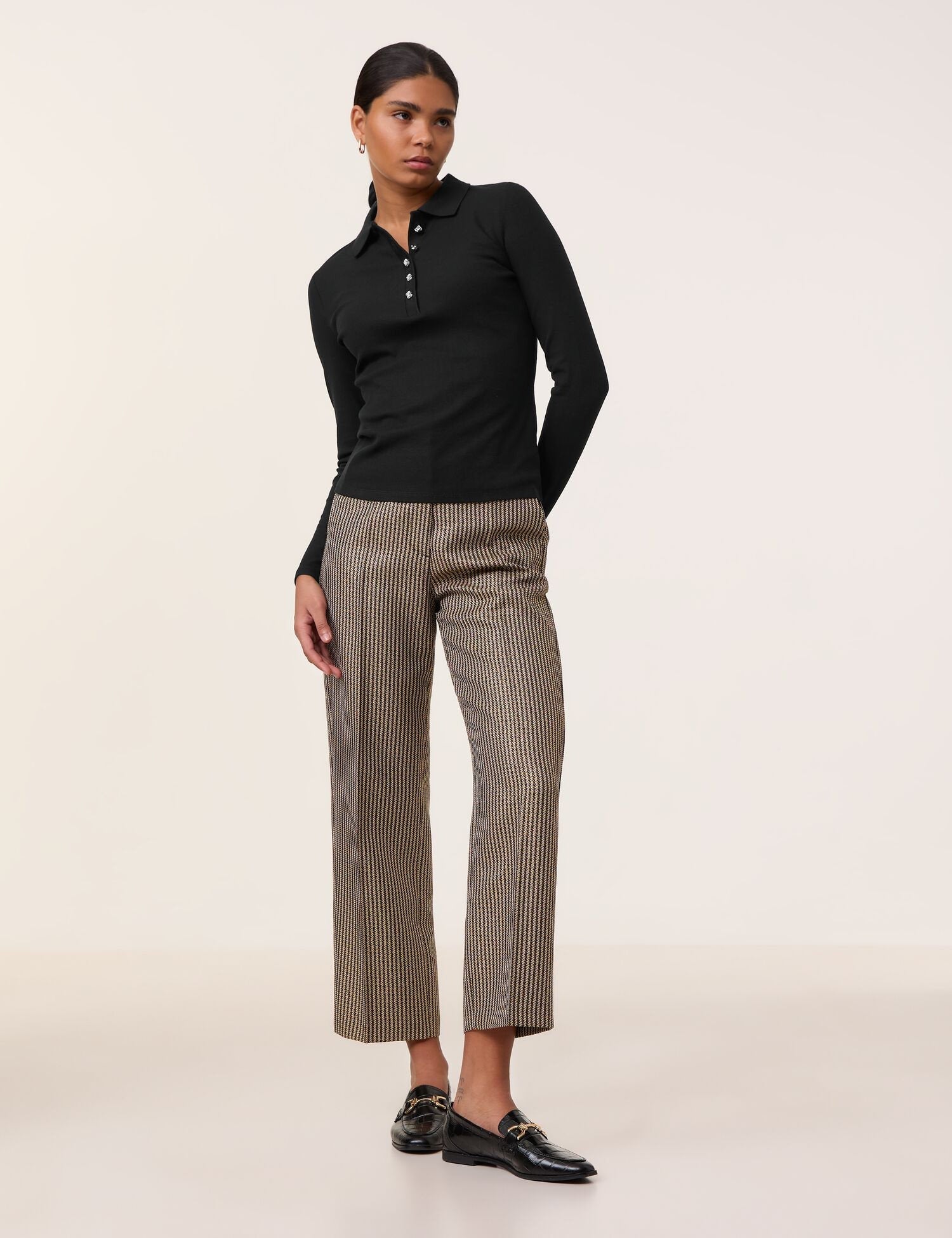 Gerry Weber_Black_Polo 1/1 Sleeve_671456-16425_1100_05