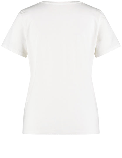 Taifun_T-Shirt with a Floral AppliquŽ_771333-16133_9702_03