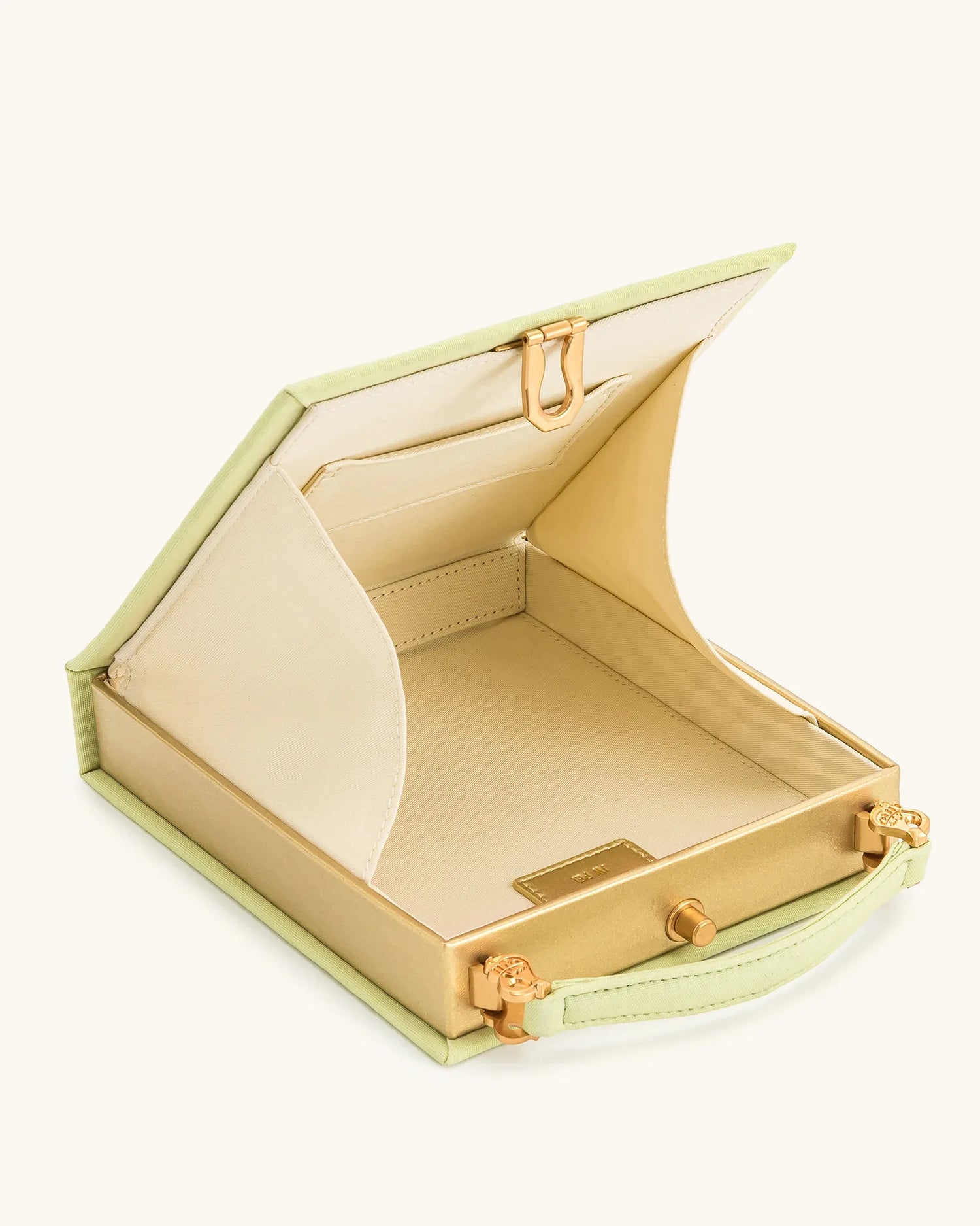 JW PEI_Light Green_Taya Wine Glass Embroidery Pattern Book Shape Clutch Bag - Light Green_7866_335_05