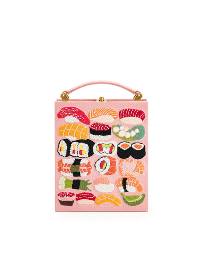 JW PEI_Pink_Embroidery Pattern Book Shape Clutch Bags_7871-4_Pink_01