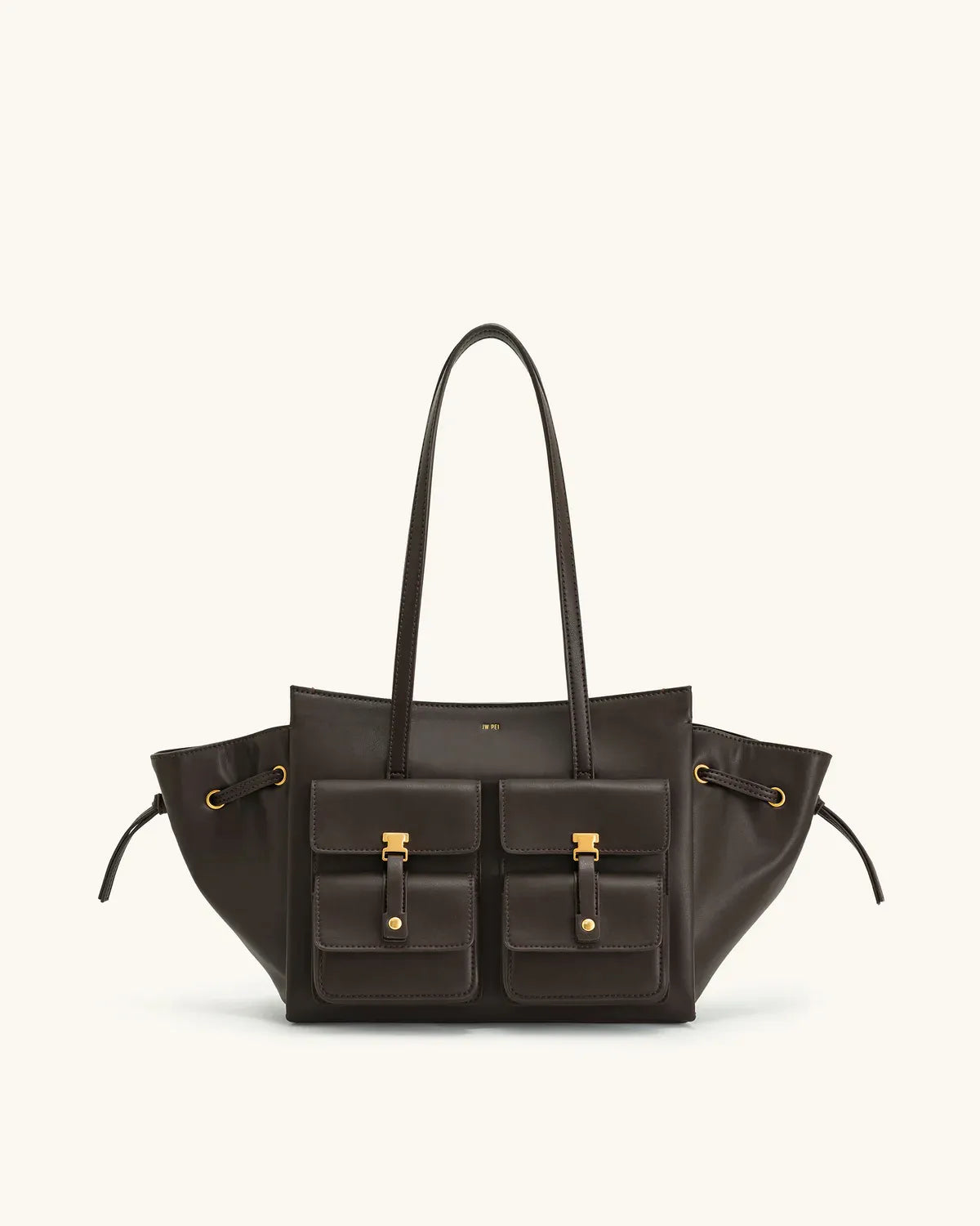 JW PEI_Dark Brown_Linda Tote Bag_8t001_201_01