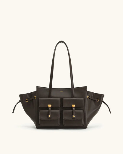 JW PEI_Dark Brown_Linda Tote Bag_8t001_201_01