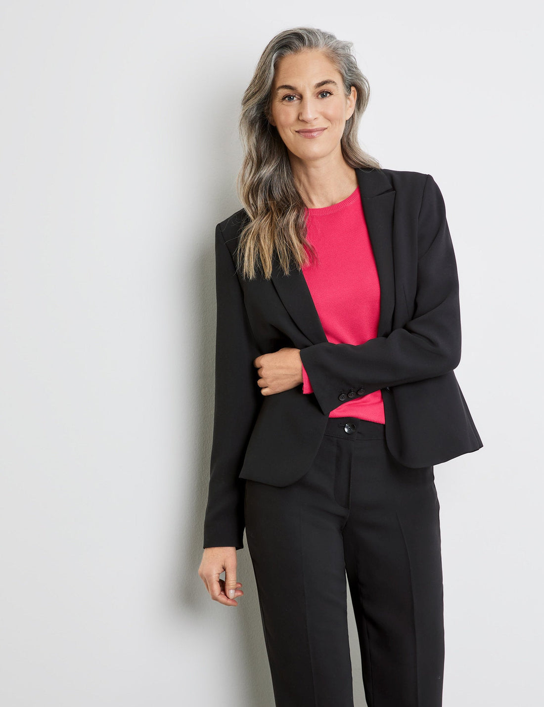 Gerry Weber_Black_Blazer long sleeve_935026-71944_11000_01