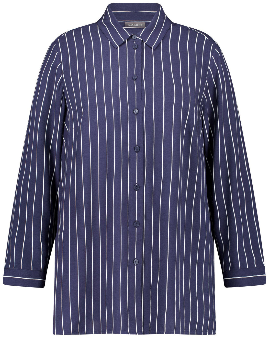 Gerry Weber_Dark Lake Blue patterned_Blouse 1/1 sleeve_946003-84003_8452_01