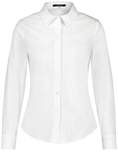Classic Shirt Blouse in Stretch Cotton_960991-19140_9600_02