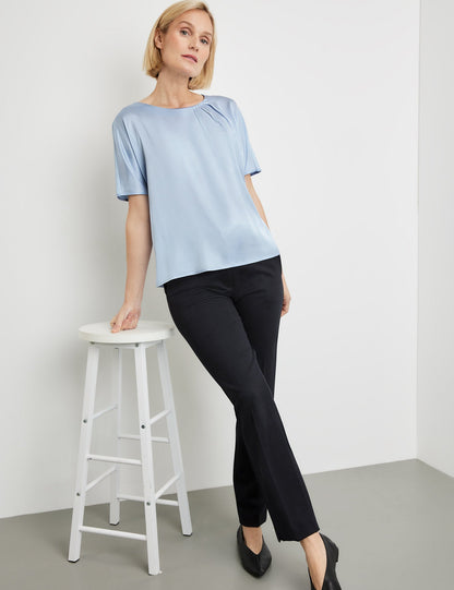 Flowing Blouse Top With Fabric Panelling_977047-35033_80935_05