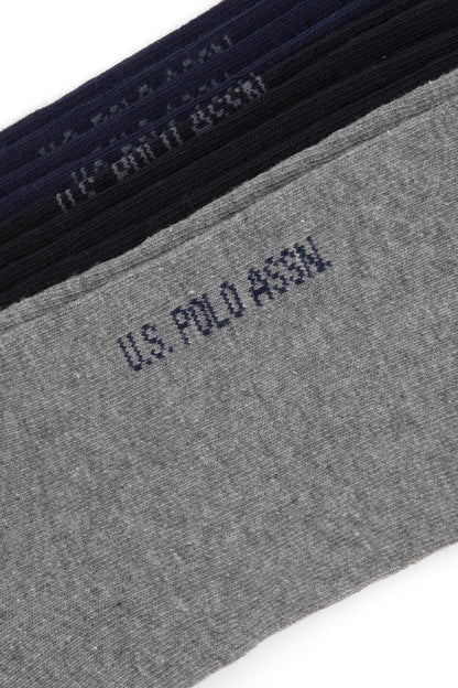 U.S. Polo Assn._Grey Melange_Socks_A081SZ013P01 GALI-SK25_VR086_03