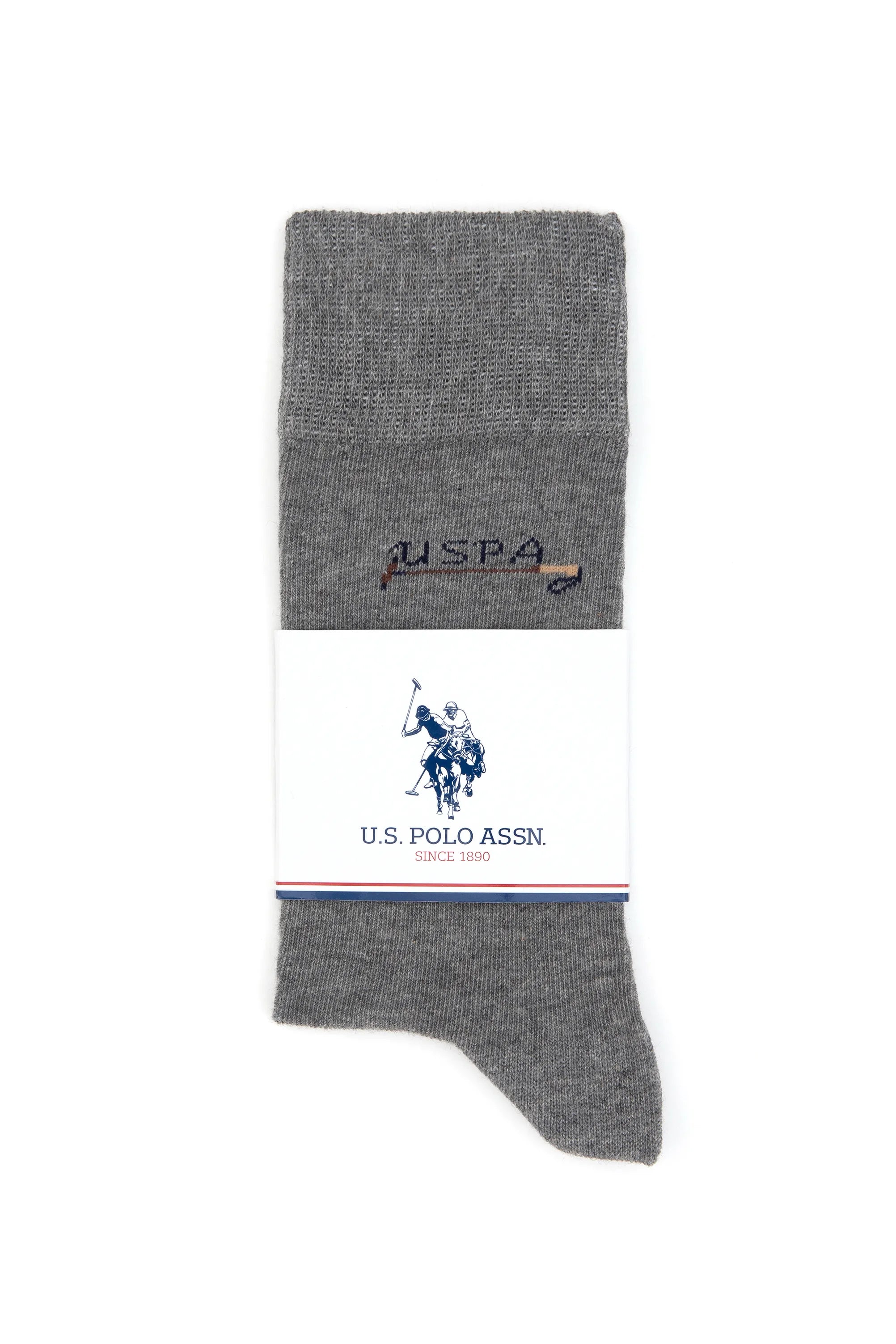 U.S. Polo Assn._Grey Melange_Socks_A081SZ013P01 GALI-SK25_VR086_04
