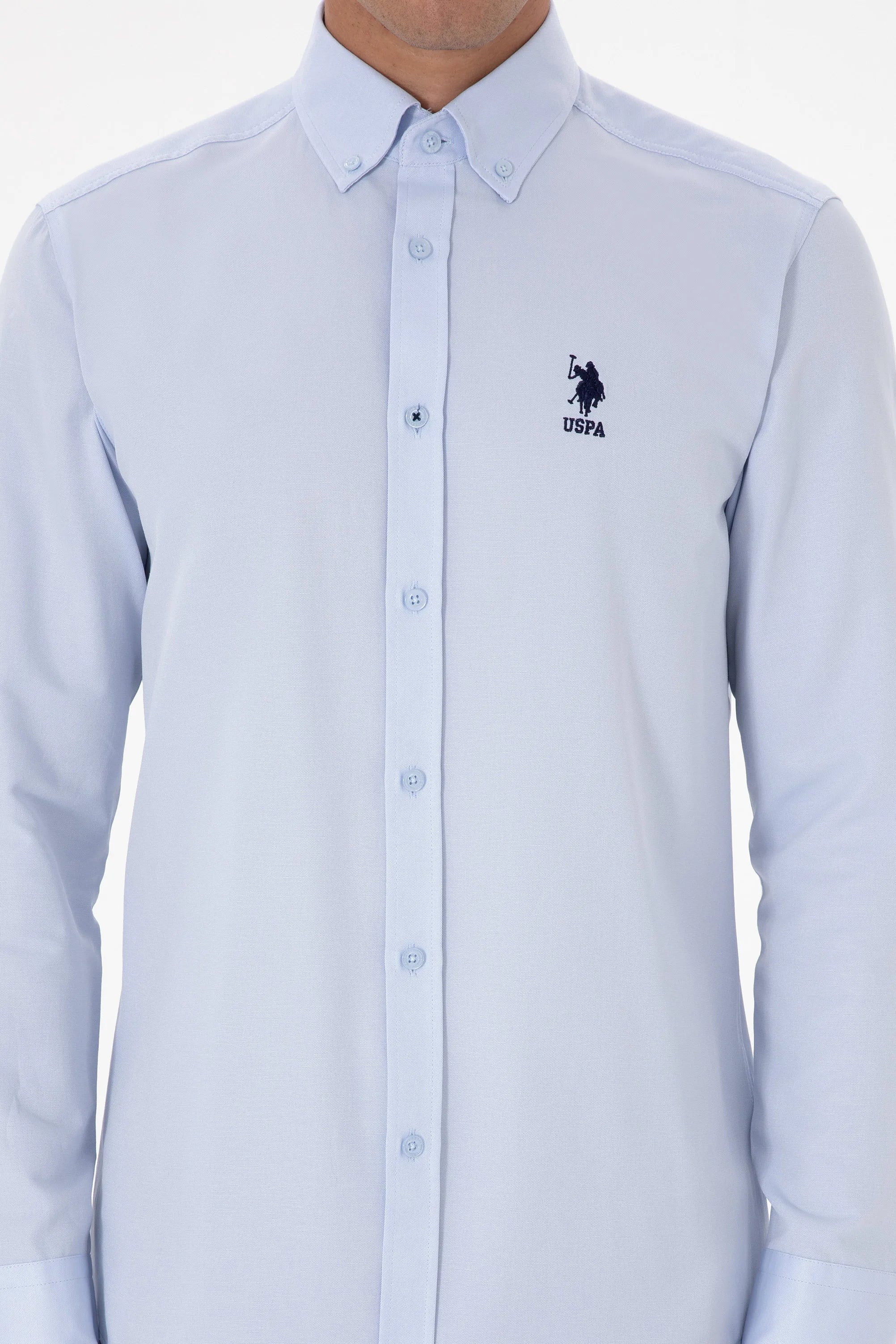 U.S. Polo Assn._Light Blue_Woven Shirt Basic_G081GL0040 2225582_VR003_06
