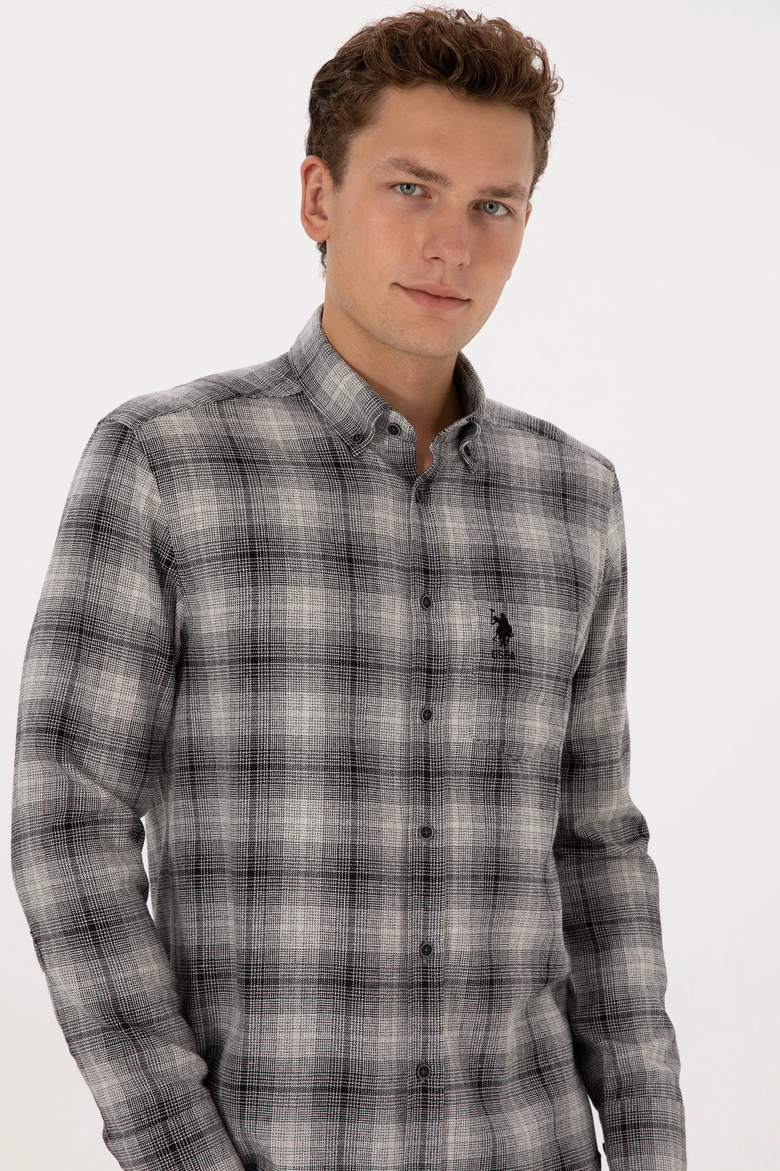 U.S. Polo Assn._Black_Woven Shirt_G081GL0040 2236483_VR046_02