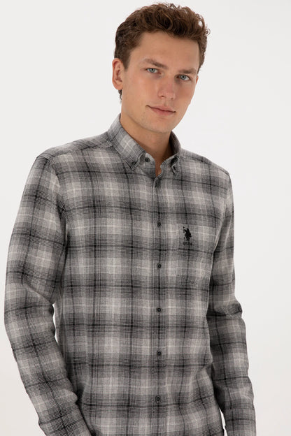 U.S. Polo Assn._Black_Woven Shirt_G081GL0040 2236483_VR046_02