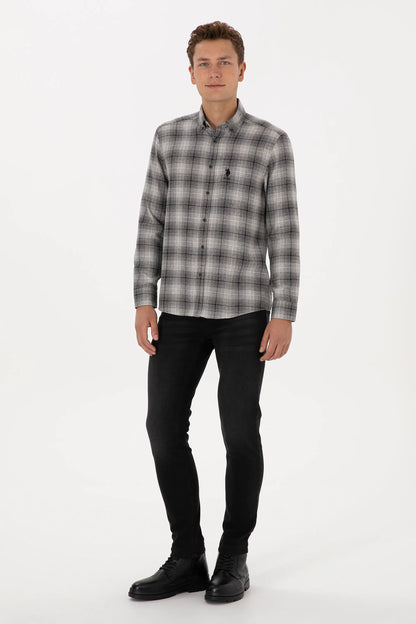 U.S. Polo Assn._Black_Woven Shirt_G081GL0040 2236483_VR046_04