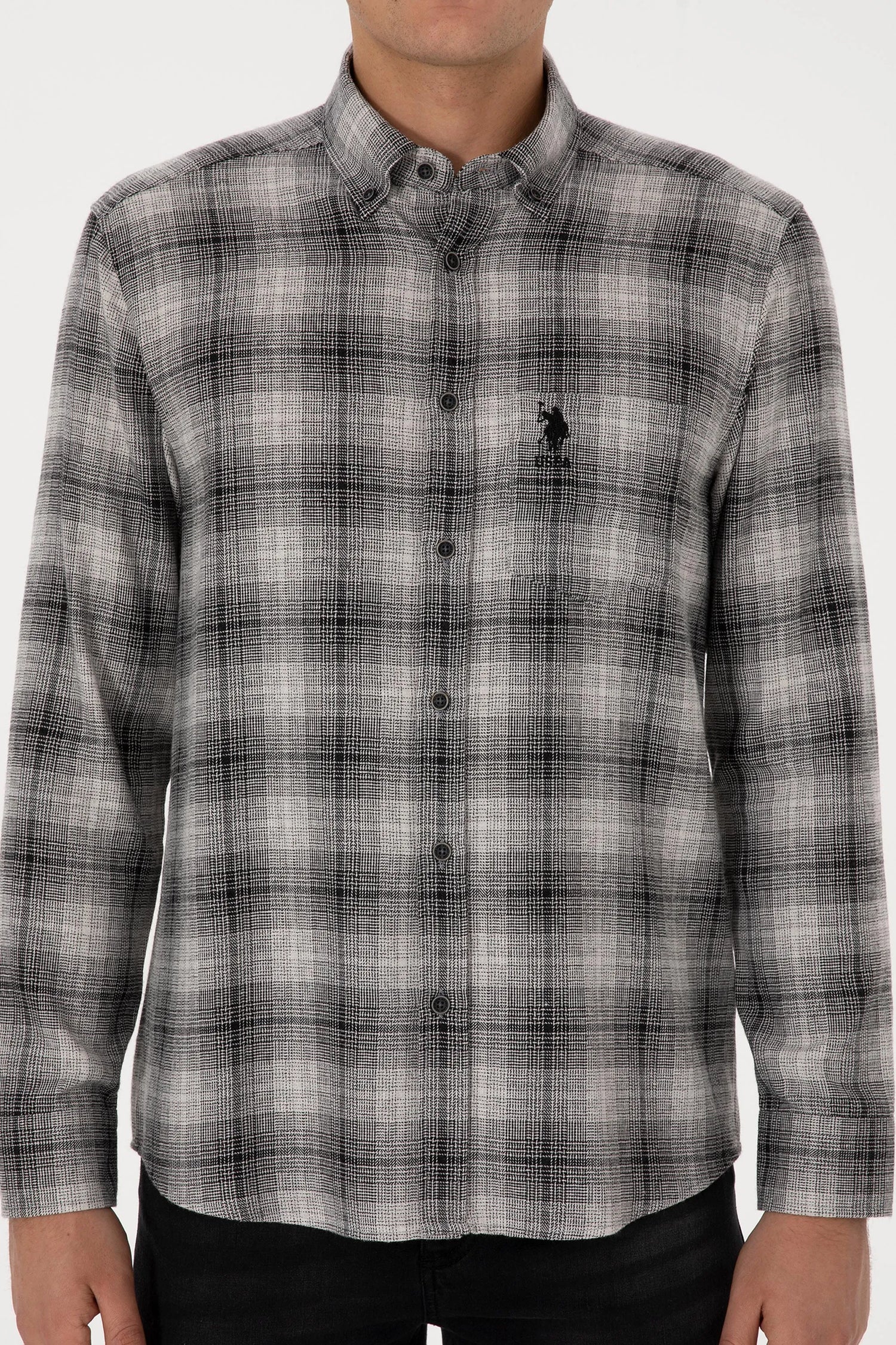 U.S. Polo Assn._Black_Woven Shirt_G081GL0040 2236483_VR046_06