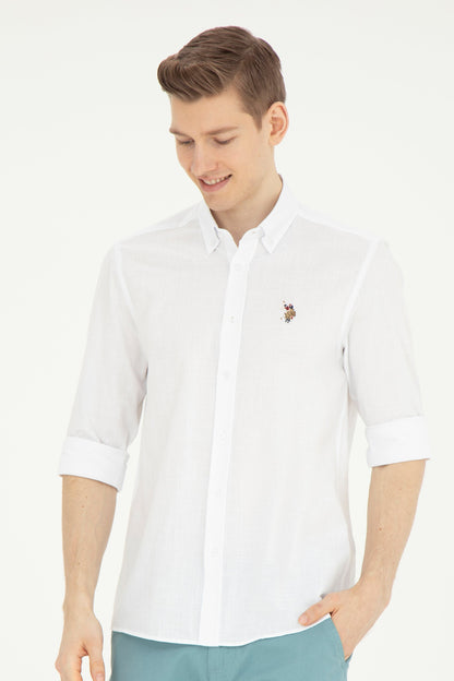 Men White Shirt Long Sleeve_G081GL0040 1829583_VR013_02