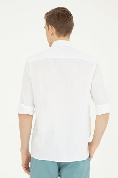 Men White Shirt Long Sleeve_G081GL0040 1829583_VR013_04