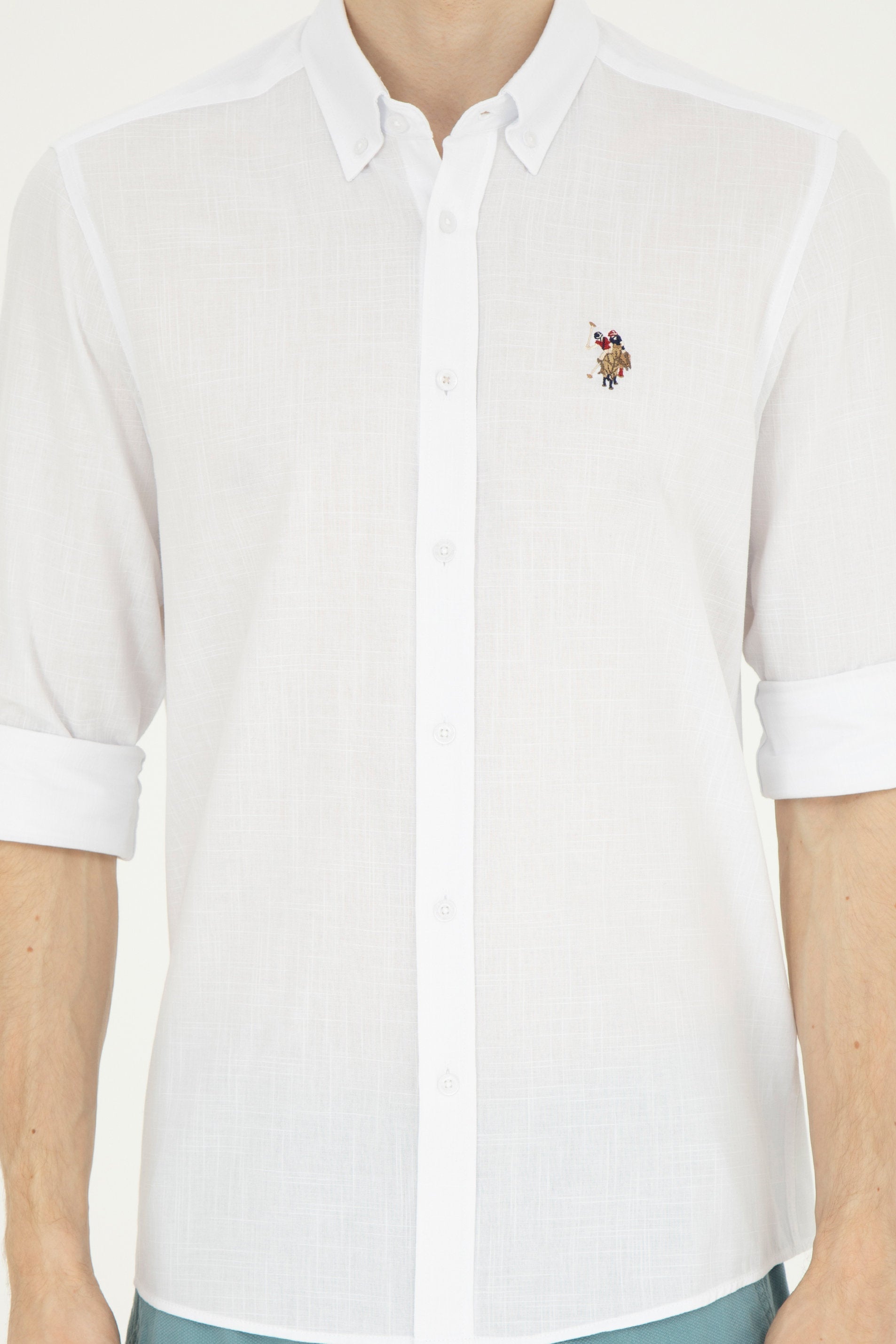 Men White Shirt Long Sleeve_G081GL0040 1829583_VR013_05