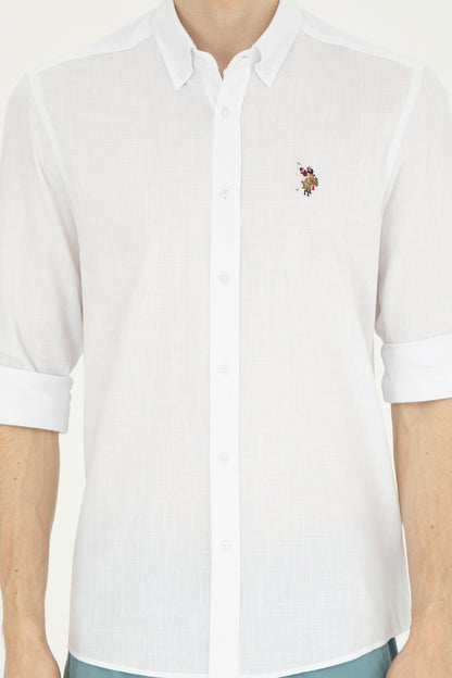 Men White Shirt Long Sleeve_G081GL0040 1829583_VR013_05