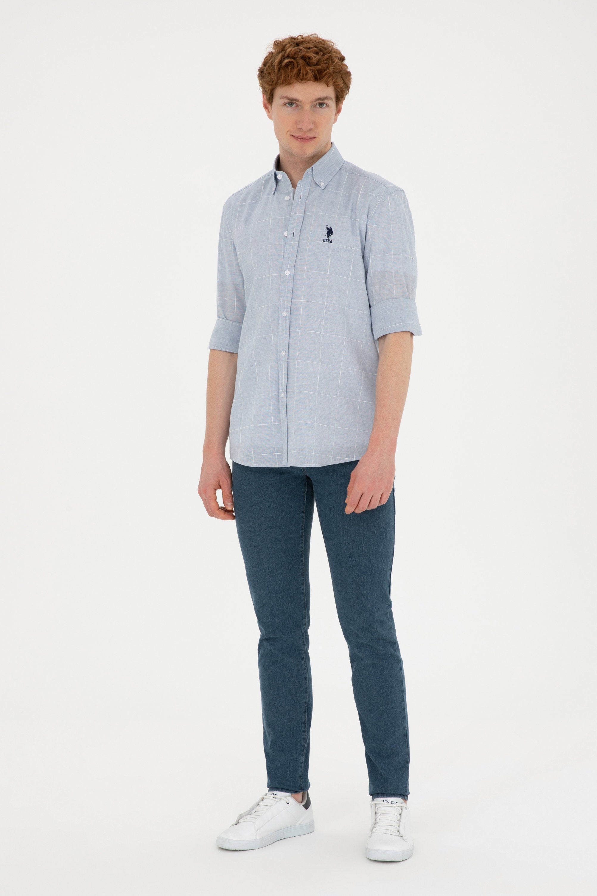 Button Down Shirt With Logo_G081GL0040 1831914_VR032_04