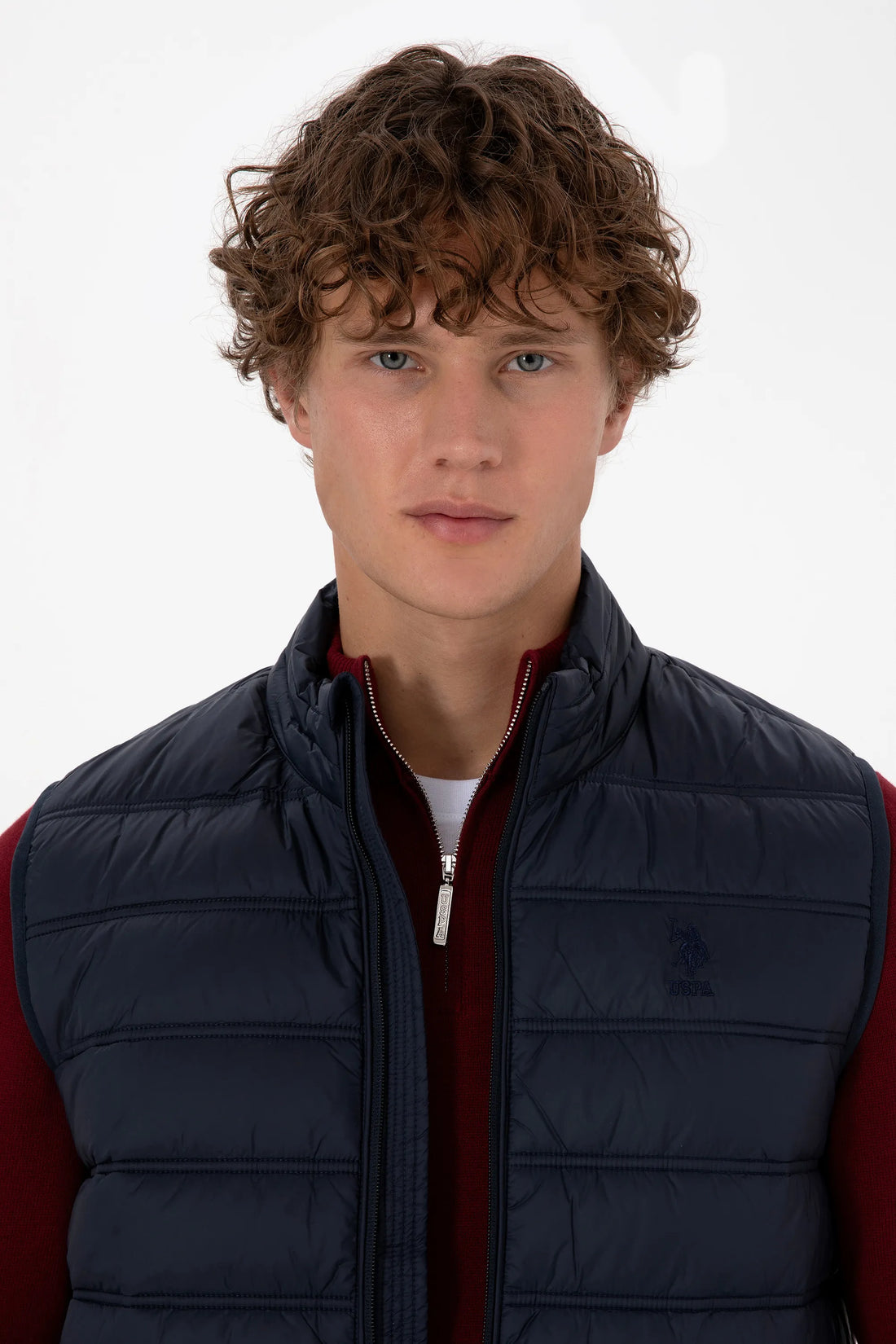 U.S. Polo Assn._Navy Blue_Woven Vest_G081GL0100 2246396_VR033_02