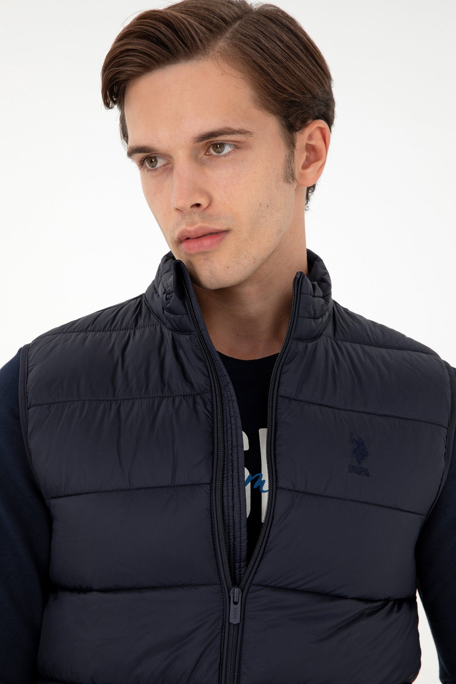 Blue Quilted Puffer Vest_G081GL0100 1946066_VR033_02