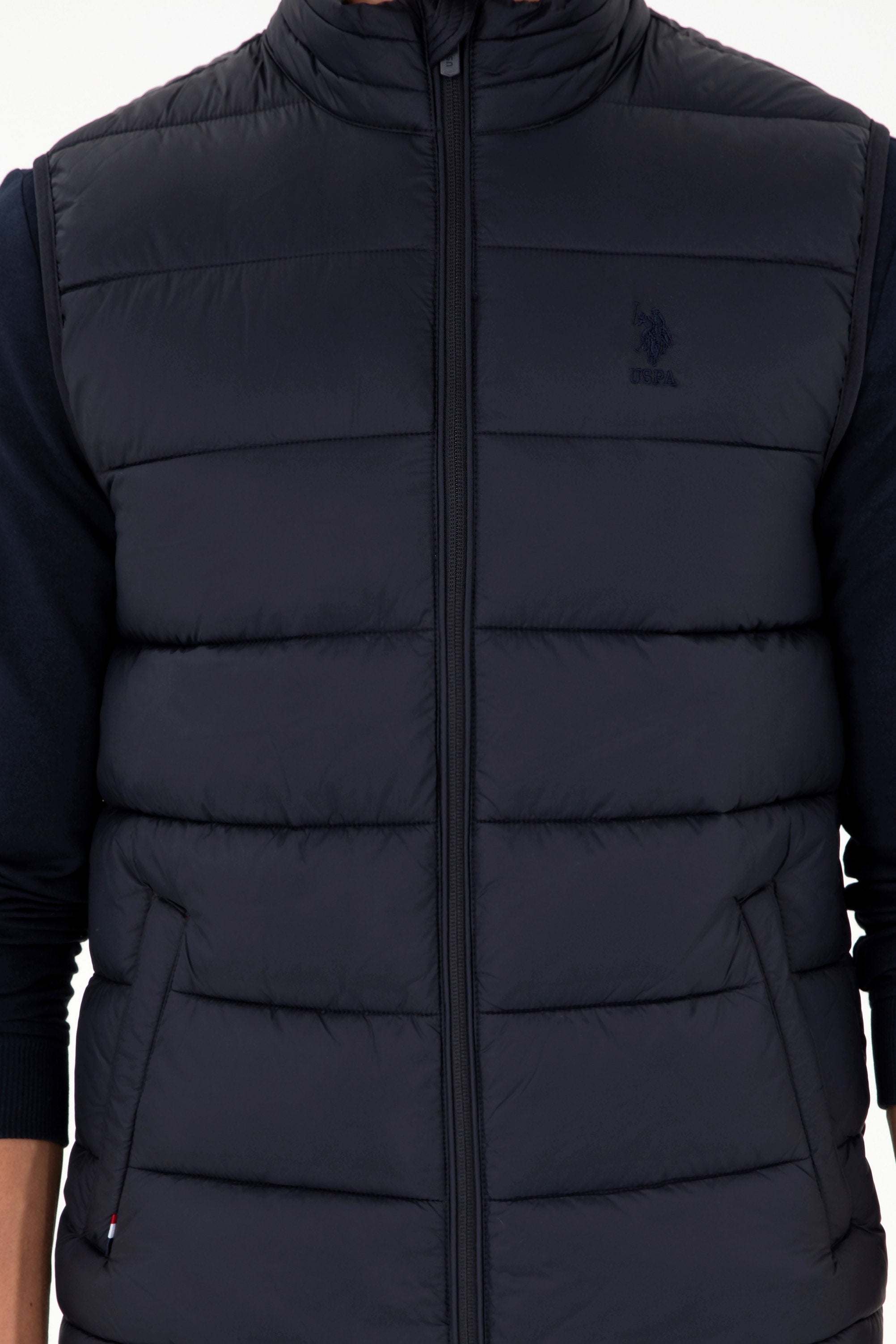 Blue Quilted Puffer Vest_G081GL0100 1946066_VR033_06