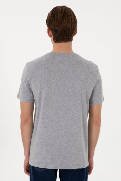 U.S. Polo Assn._Grey Melange T-Shirt_G081GL0110 2084591_VR086_05