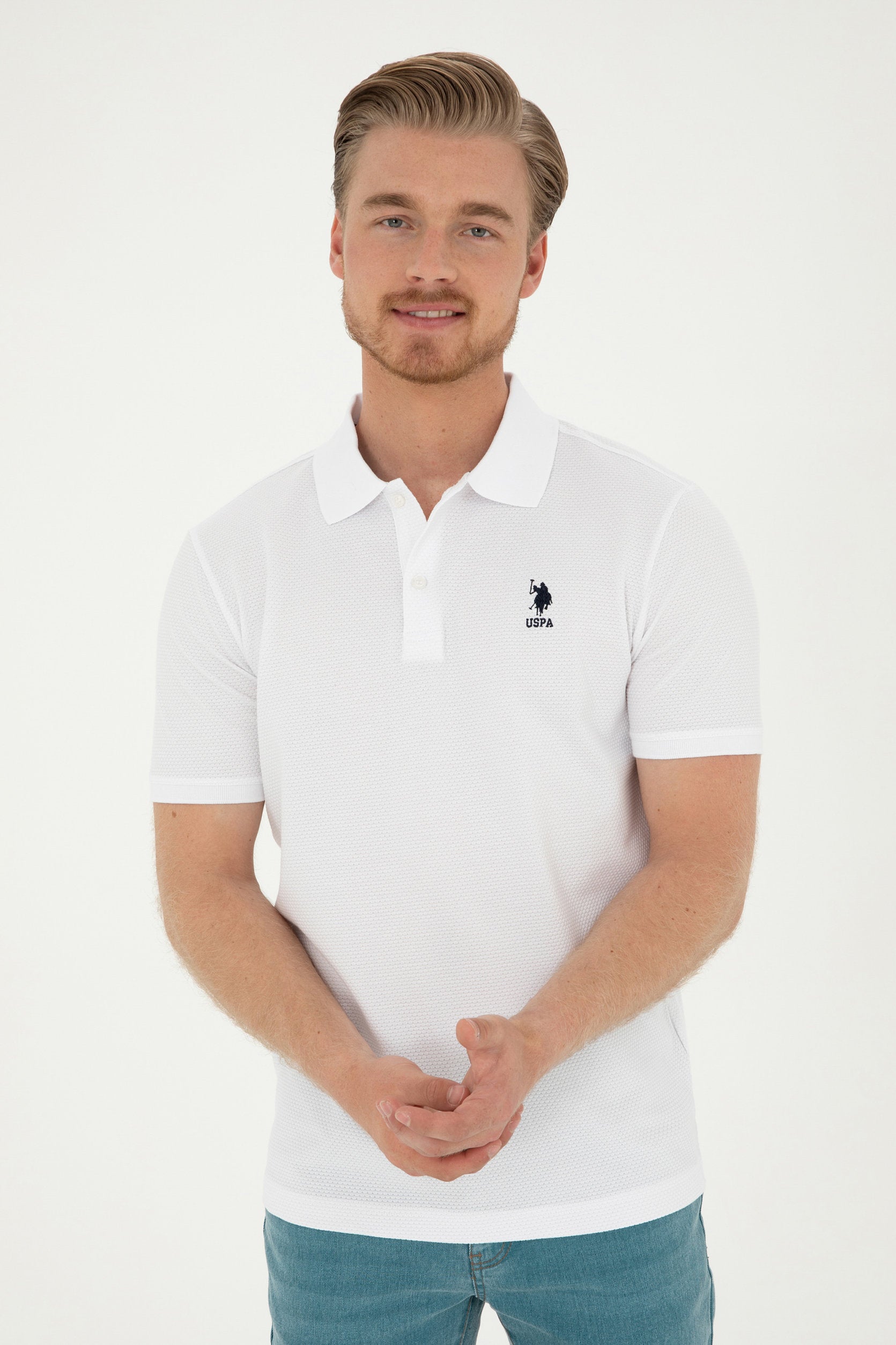 White Polo Shirt With Logo_G081GL0110 1827972_VR013_03