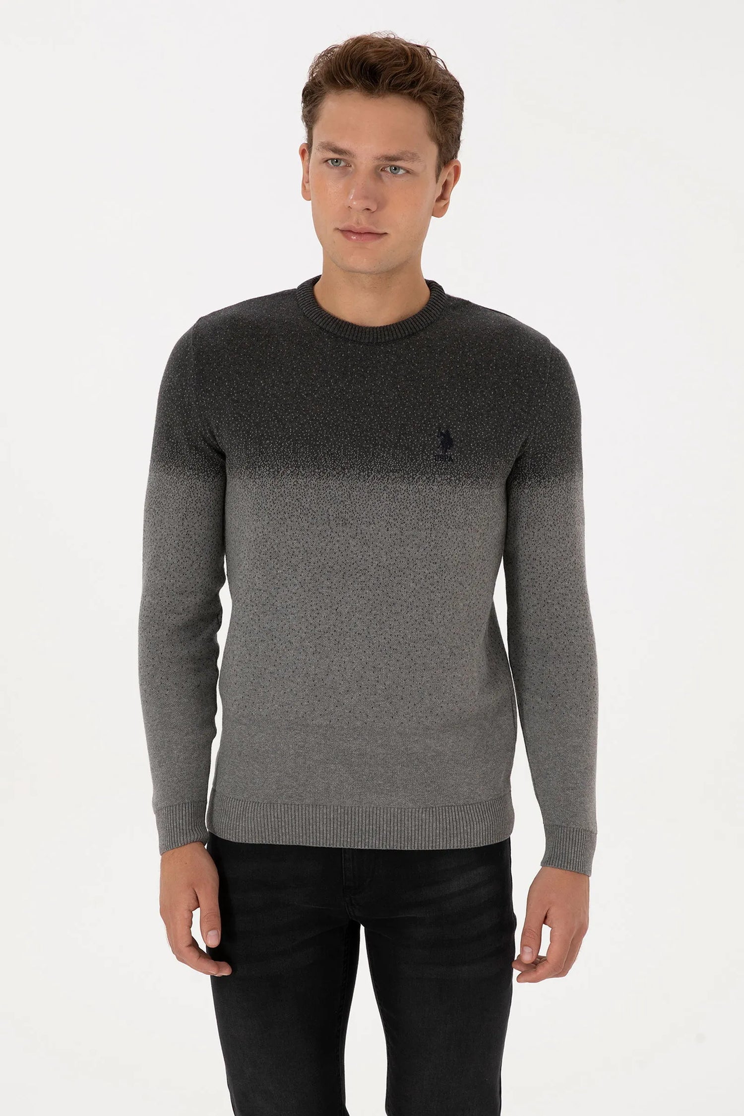 U.S. Polo Assn._Antrasit Melanj_Knitting Jumper_G081GL0TK0 2227858_VR081_01