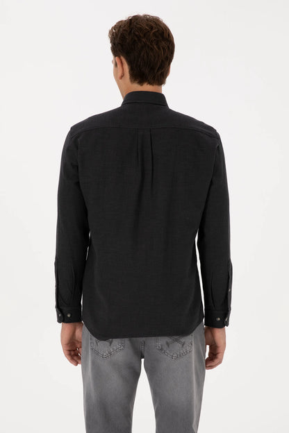 U.S. Polo Assn._Black_Woven Shirt_G081SZ0040 2235759_VR046_05