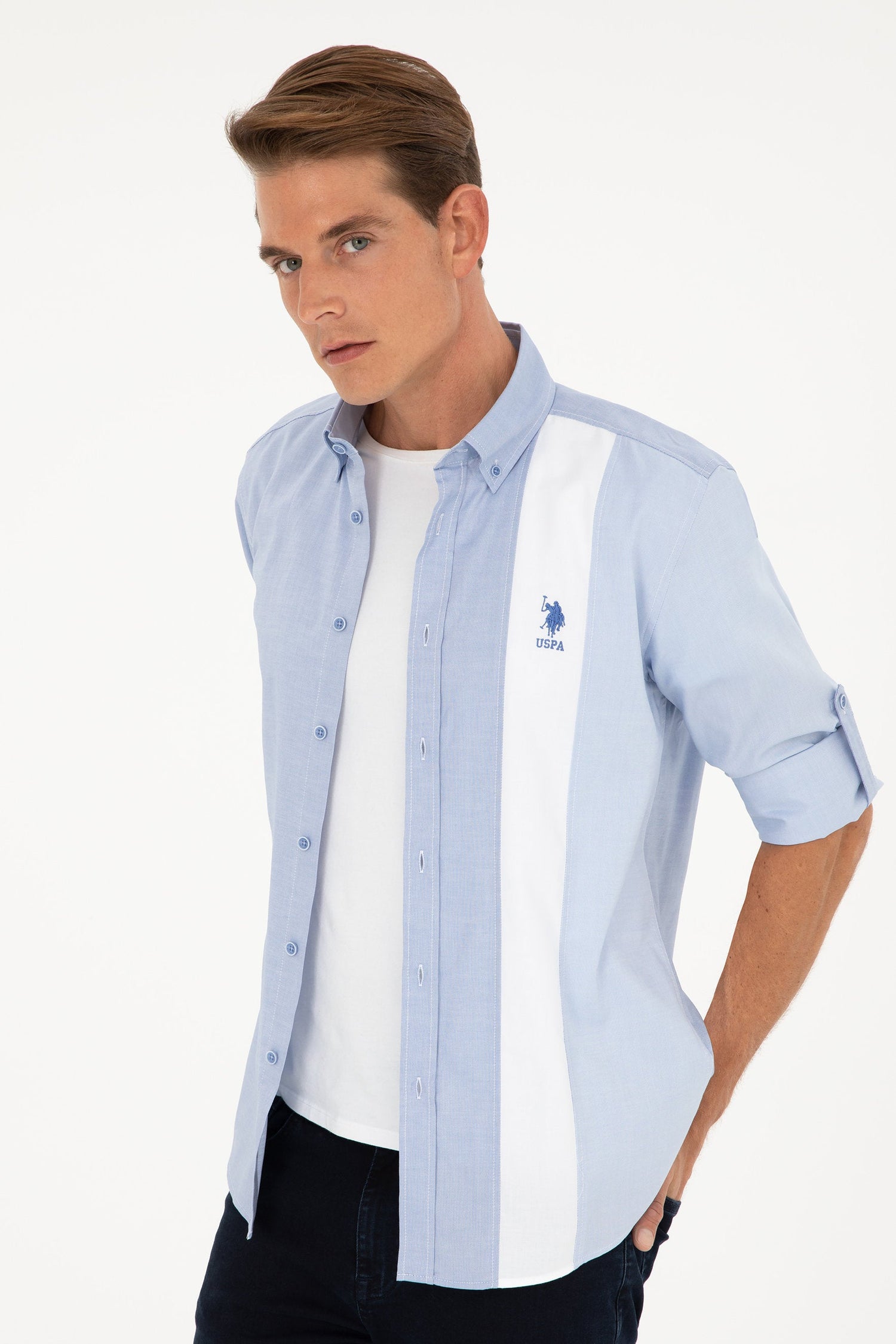 Multi-Color Button Down Shirt_G081SZ0040 1835771_VR032_03