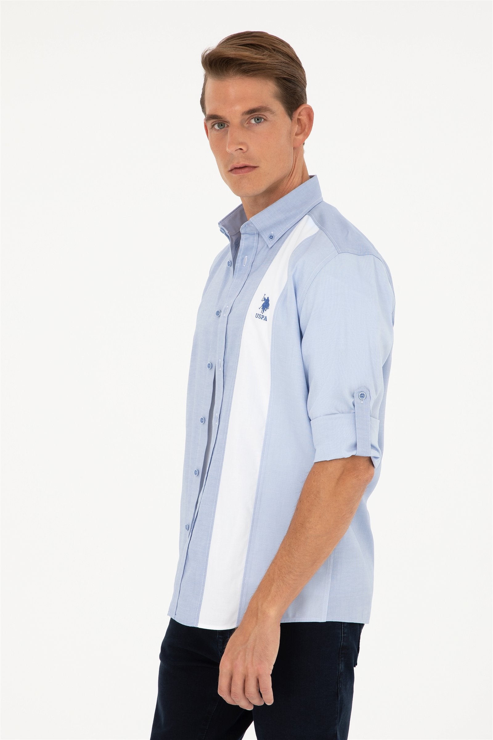 Multi-Color Button Down Shirt_G081SZ0040 1835771_VR032_07