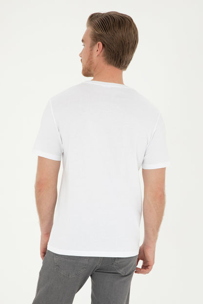 White T-Shirt With USPA Logo_G081SZ0110 1795459_VR013_05