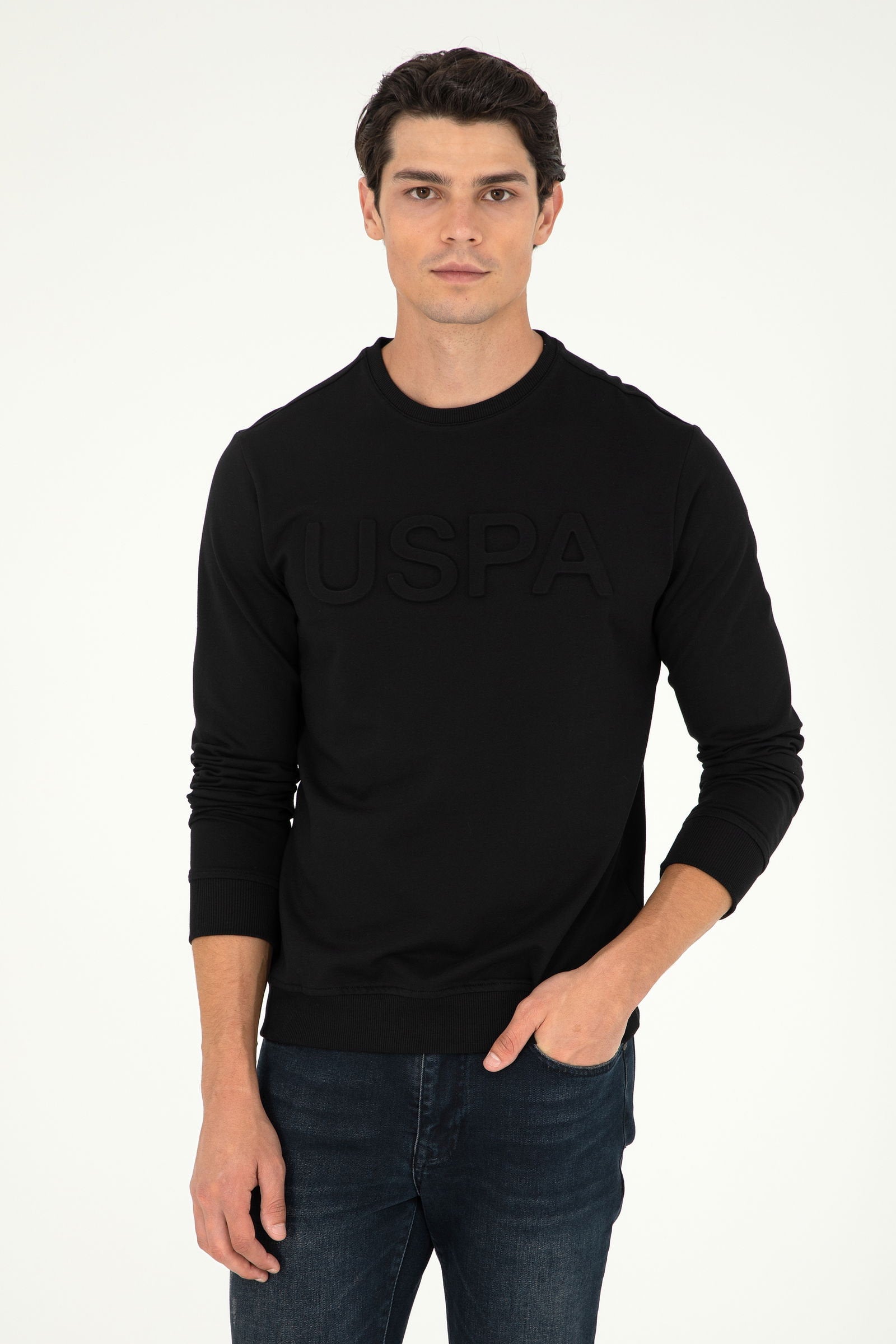 Black Long Sleeve T-Shirt_G081SZ0820 1926931_VR046_01