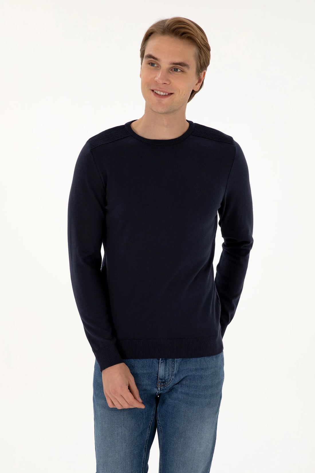 U.S. Polo Assn._Navy Blue_Knitting Jumper Basic_G081SZ0TK0 2226959_VR033_02