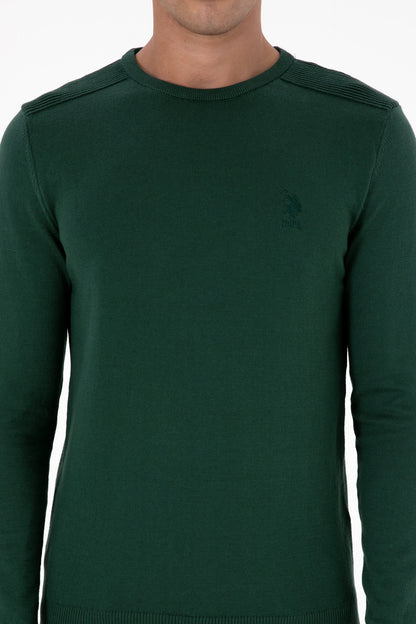 U.S. Polo Assn._Dark Green_Knitting Jumper Basic_G081SZ0TK0 2226959_VR079_04