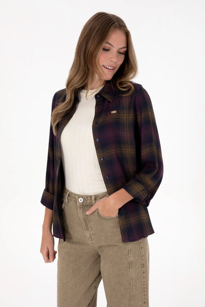 U.S. Polo Assn._Plum_Woven Shirt_G082GL0040 2239958_VR074_03