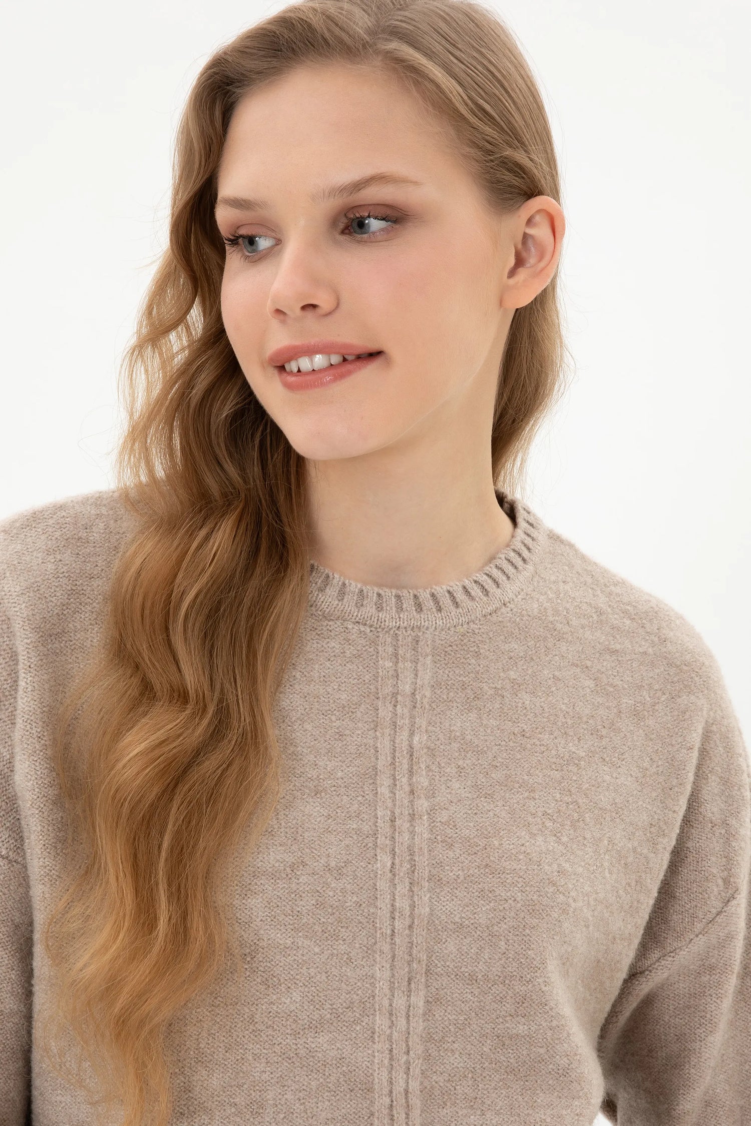 U.S. Polo Assn._Stone Melange_Knitting Jumper_G082GL0TK0 2228415_VR225_02