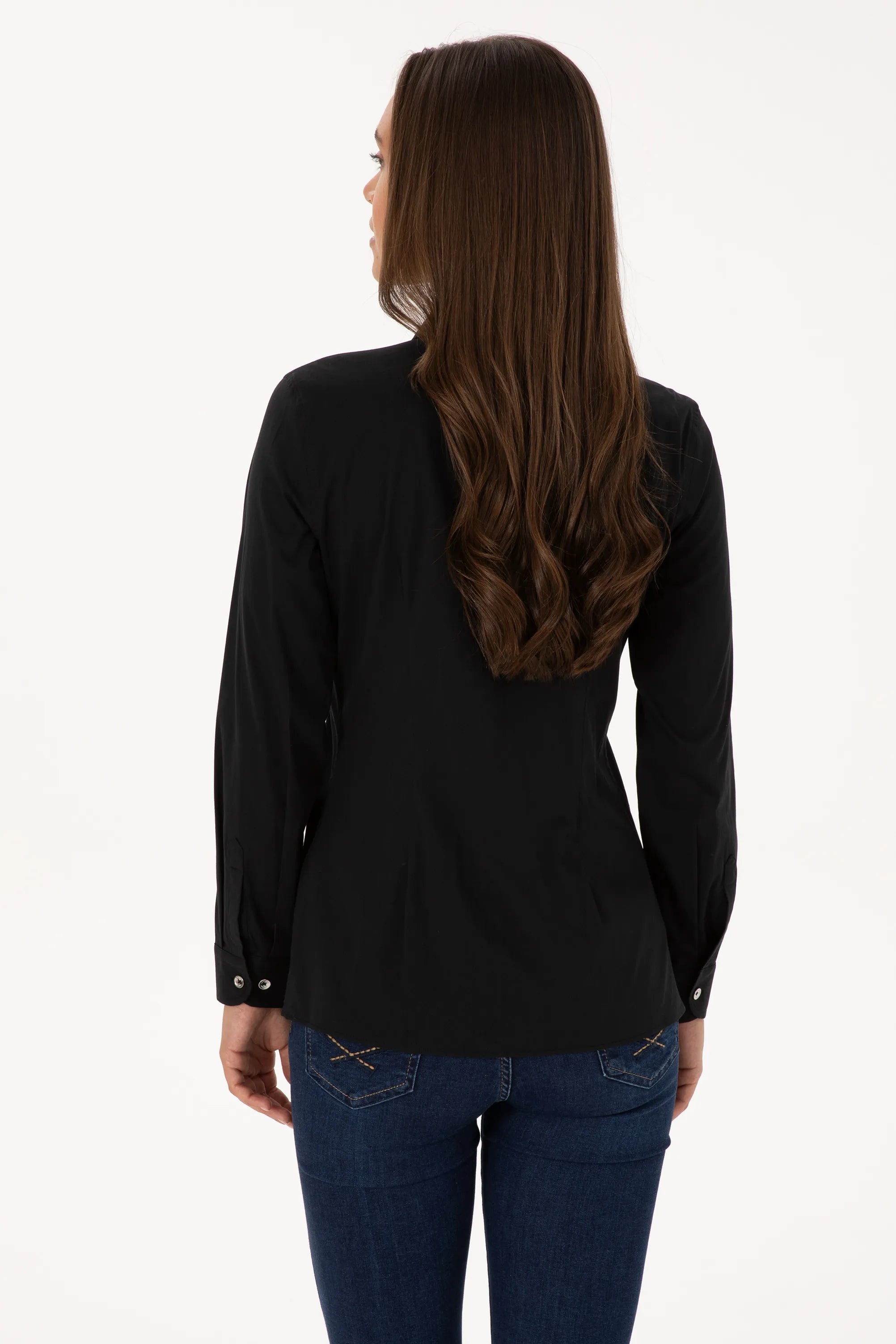 U.S. Polo Assn._Black_Woven Shirt Basic_G082SZ0040 2230190_VR046_05