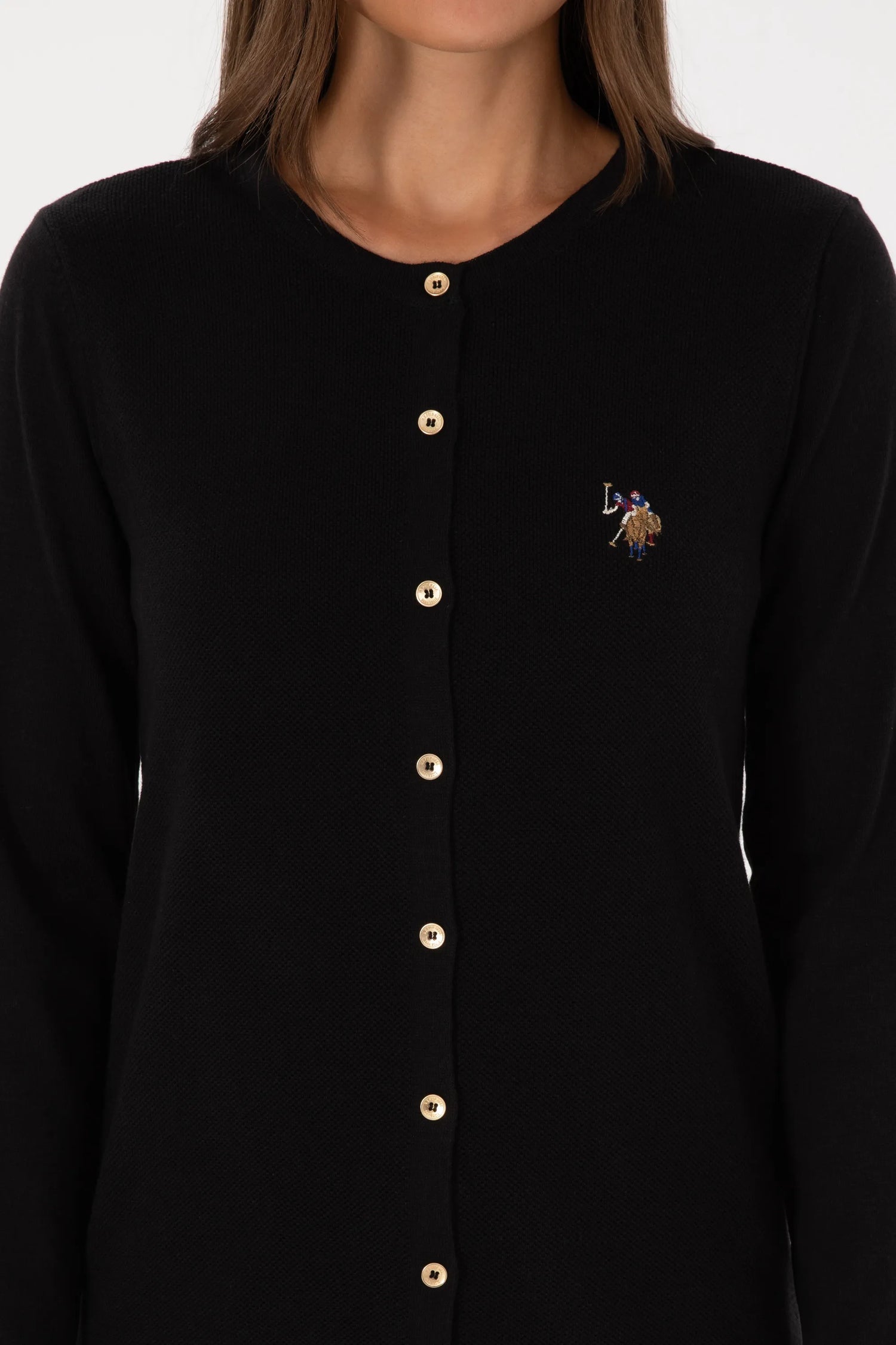 U.S. Polo Assn._Black_Knitting Cardigan Basic_G082SZ0TH0 2226378_VR046_011