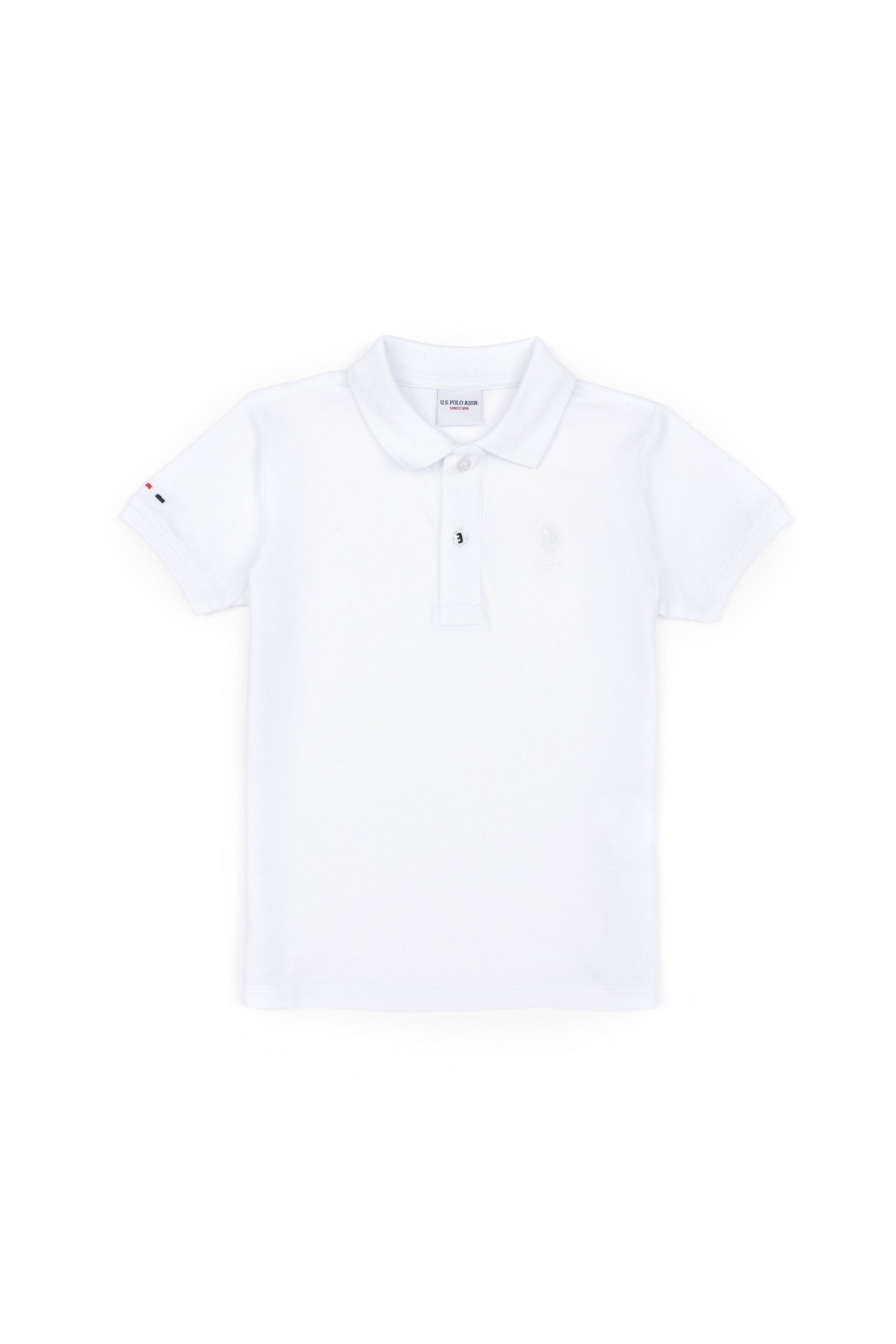 Plain Short Sleeve Polo Shirt_G083SZ0110 1792431_VR013_02