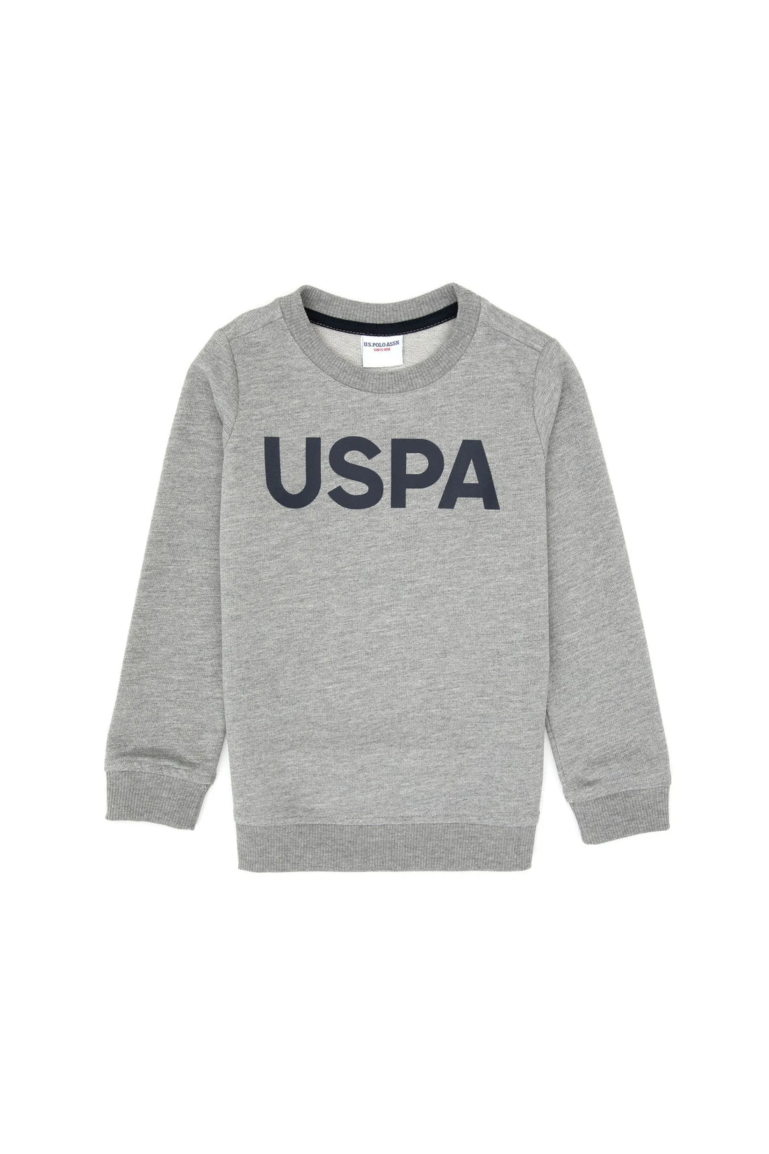U.S. Polo Assn._Grey Melange_Sweat Shirt Basic_G083SZ0820 2226881_VR086_02