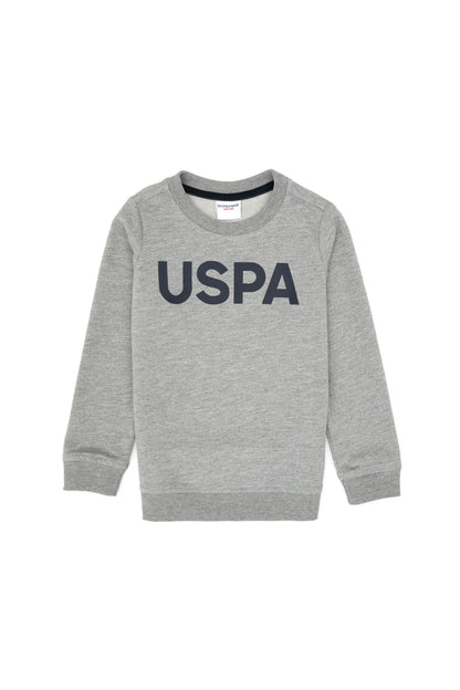 U.S. Polo Assn._Grey Melange_Sweat Shirt Basic_G083SZ0820 2226881_VR086_01