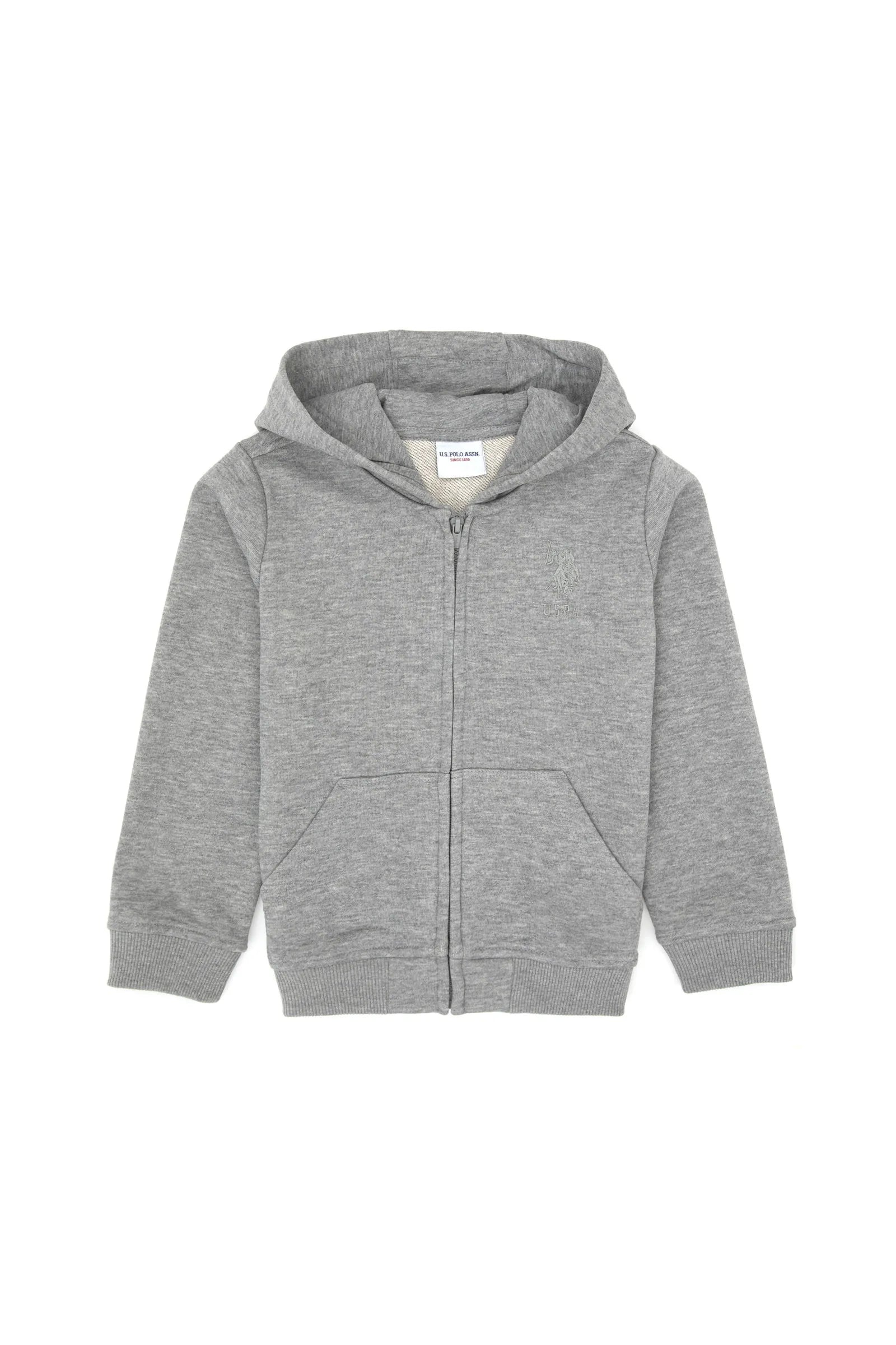 U.S. Polo Assn._Grey Melange_Sweat Shirt Basic_G083SZ0820 2235243_VR086_01