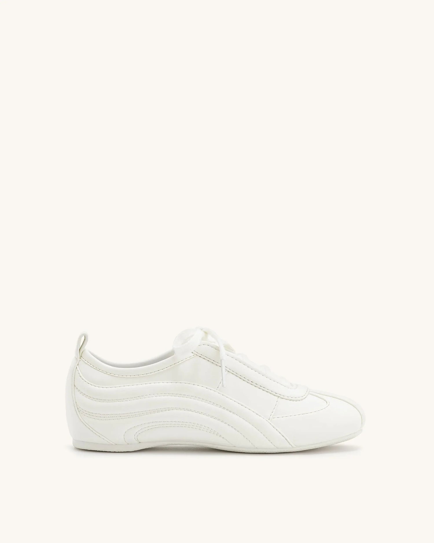 JW PEI_White_Ferne Streamlined Lustrous Sneakers_JF30519-2_White_01