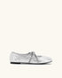 JW PEI_Silver_Erika Topstitching lace-up ballet Flats- Silver_JF30619-9_81_01