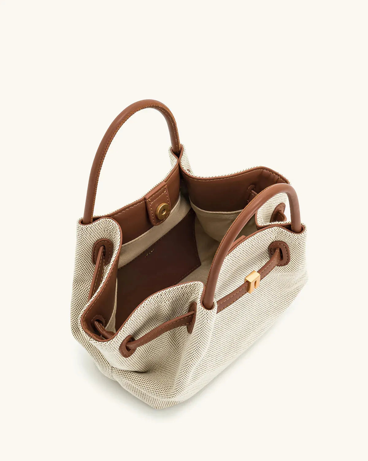 JW PEI_Brown Canvas_Hana Mini Tote Bag - Brown Canvas_JH306A03_240_06